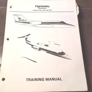  Learjet 24D, 25B & 25C Pilot Training Manual
